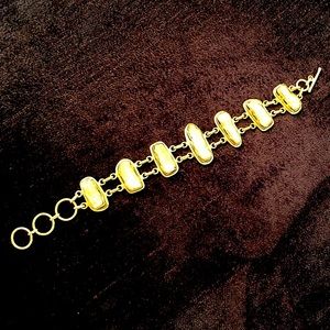 Baroque Pearl and Sterling Silver Bracelet